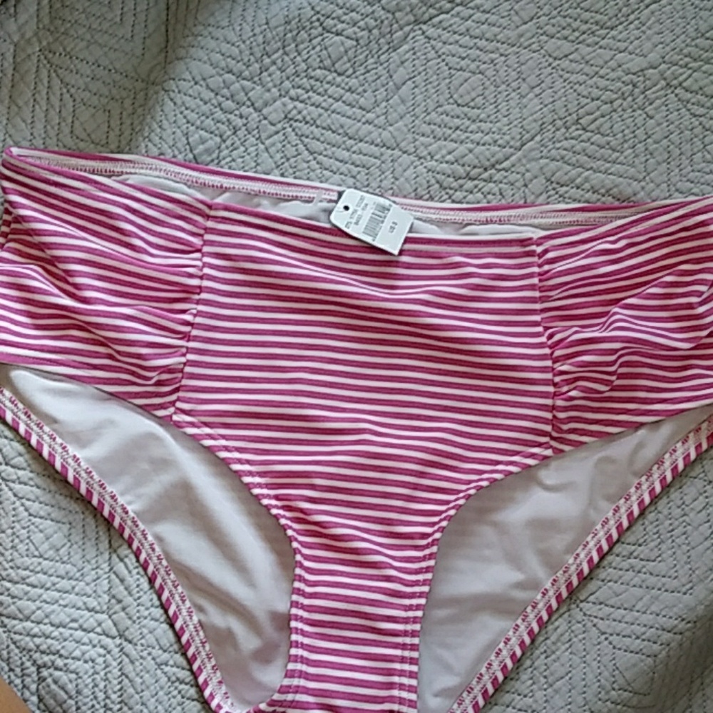 A two piece bathing suit